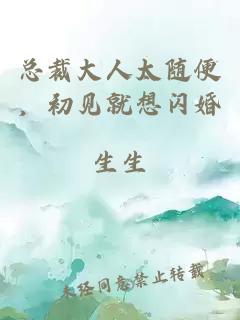 总裁大人太随便,初见就想闪婚