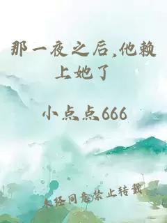 那一夜之后,他赖上她了