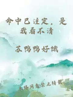 命中已注定,是我看不清
