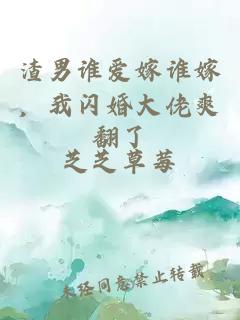 渣男谁爱嫁谁嫁,我闪婚大佬爽翻了
